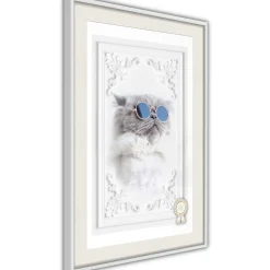 Poster 'Cat with Glasses'
