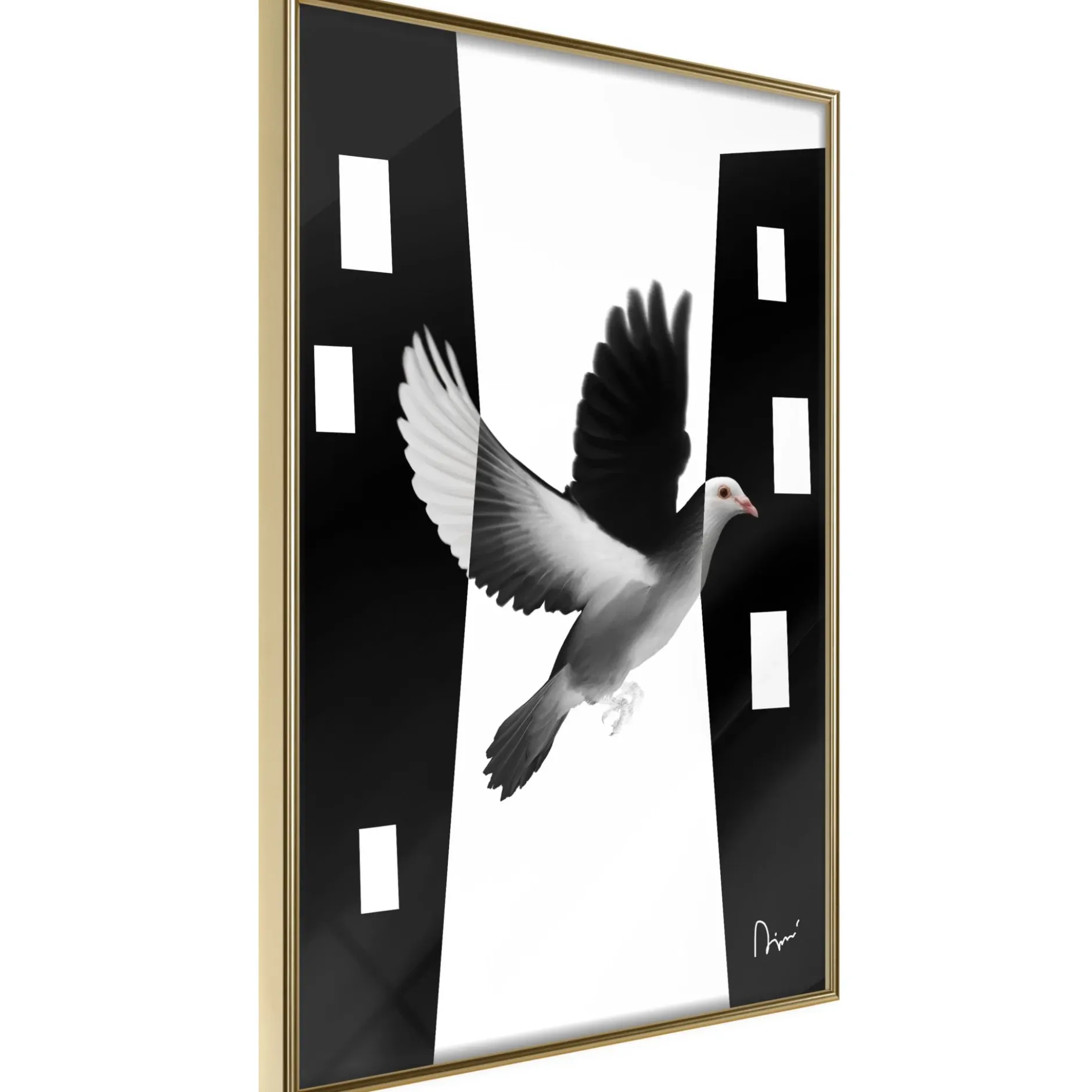 Poster 'Caught in Flight'