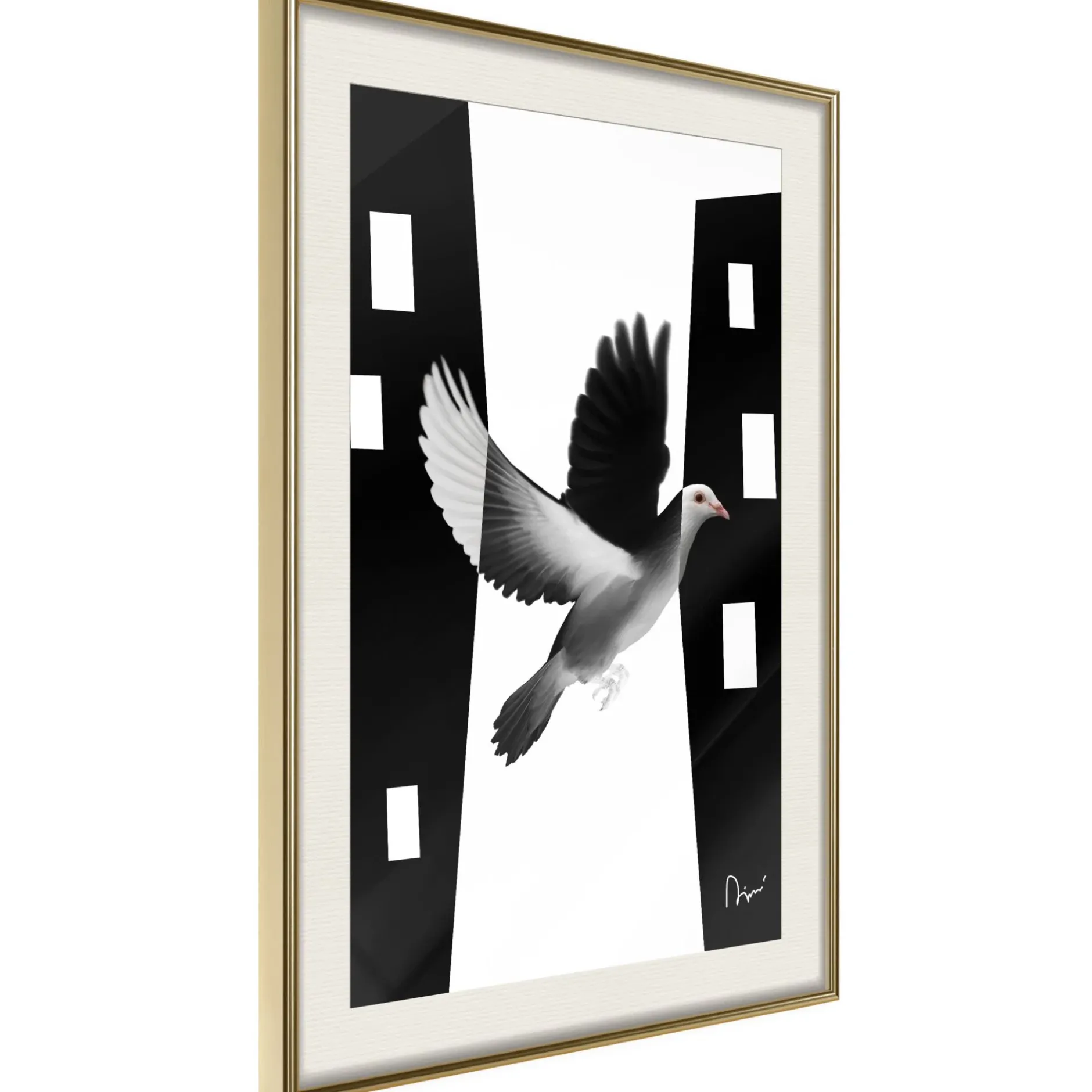 Poster 'Caught in Flight'