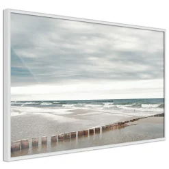Poster 'Chilly Morning at the Seaside'