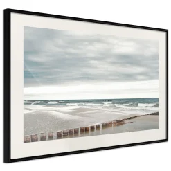 Poster 'Chilly Morning at the Seaside'
