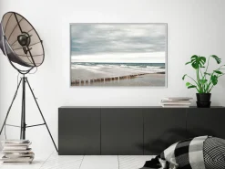 Poster 'Chilly Morning at the Seaside'