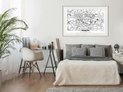 Poster 'City Map: Cracow'