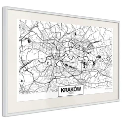 Poster 'City Map: Cracow'