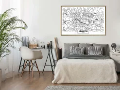 Poster 'City Map: Cracow'