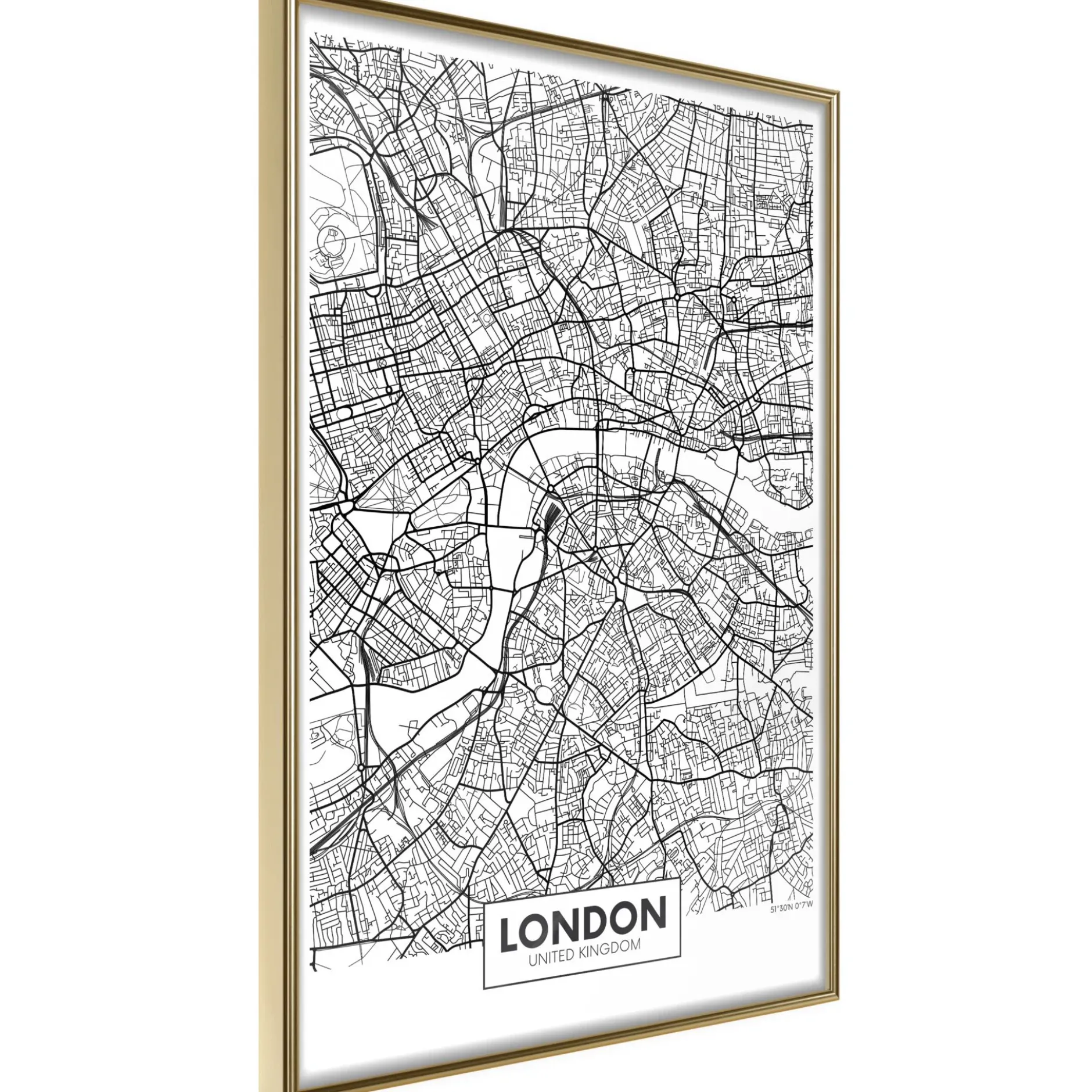 Poster 'City Map: London'