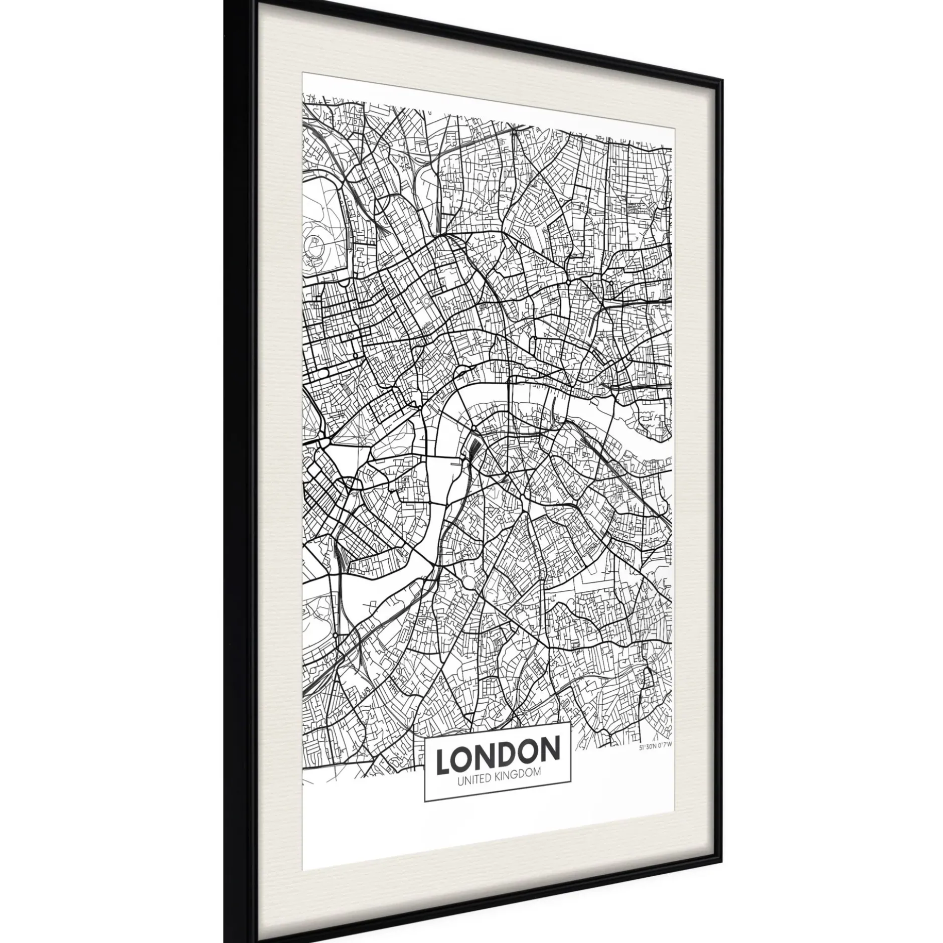 Poster 'City Map: London'