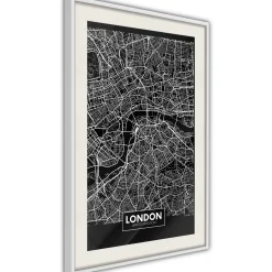 Poster 'City Map: London (Dark)'