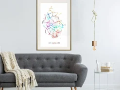 Poster 'City Map: Madrid (Colour)'