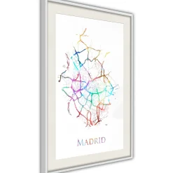 Poster 'City Map: Madrid (Colour)'
