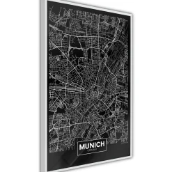 Poster 'City Map: Munich (Dark)'