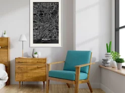 Poster 'City Map: Munich (Dark)'