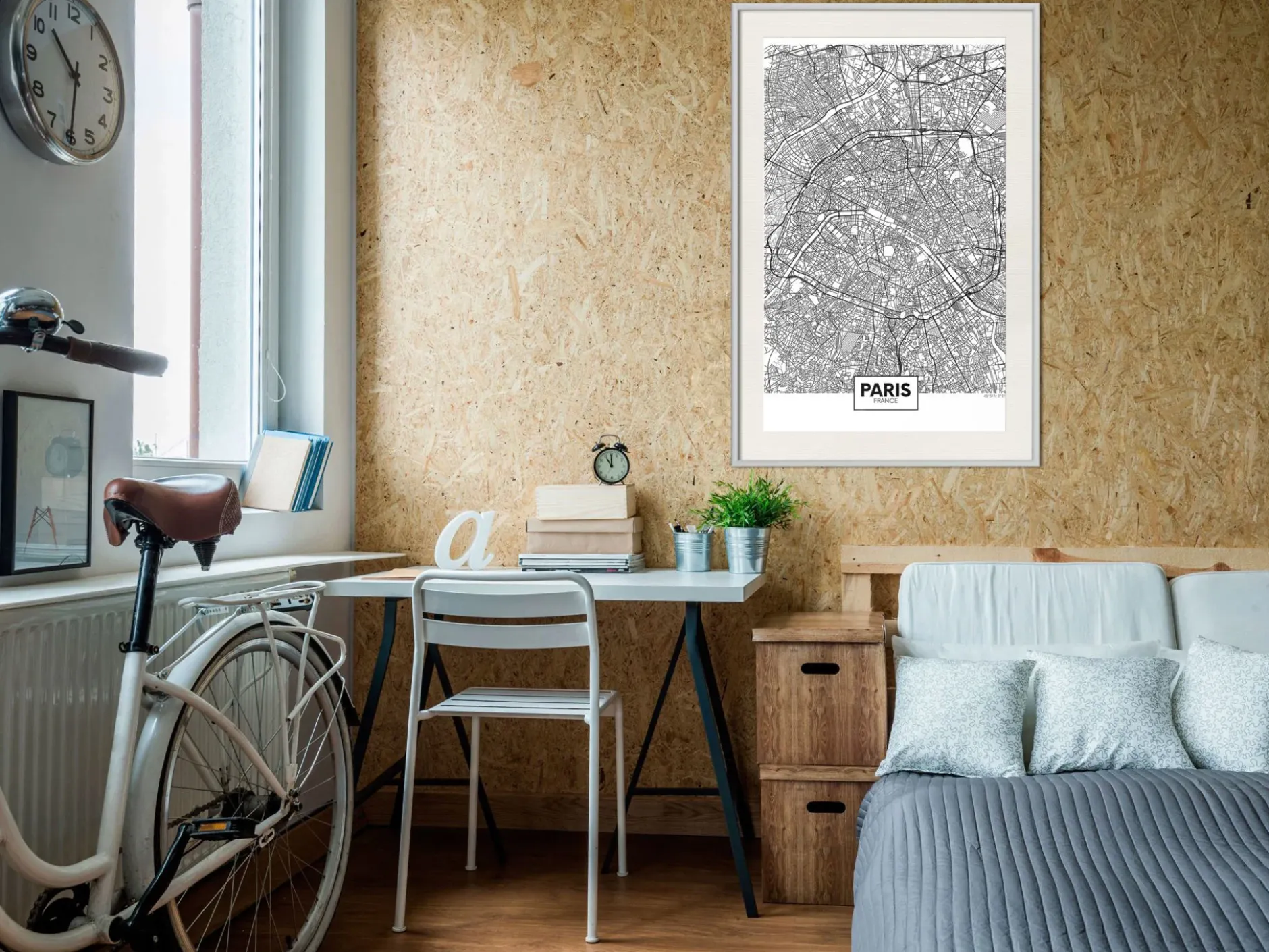 Poster 'City Map: Paris'