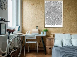 Poster 'City Map: Paris'