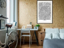 Poster 'City Map: Paris'