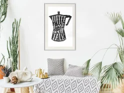 Poster 'Coffee First'