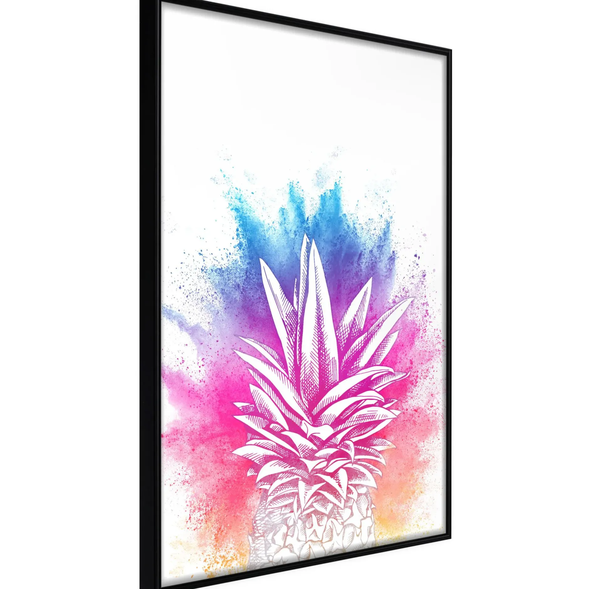 Poster 'Colourful Pineapple'