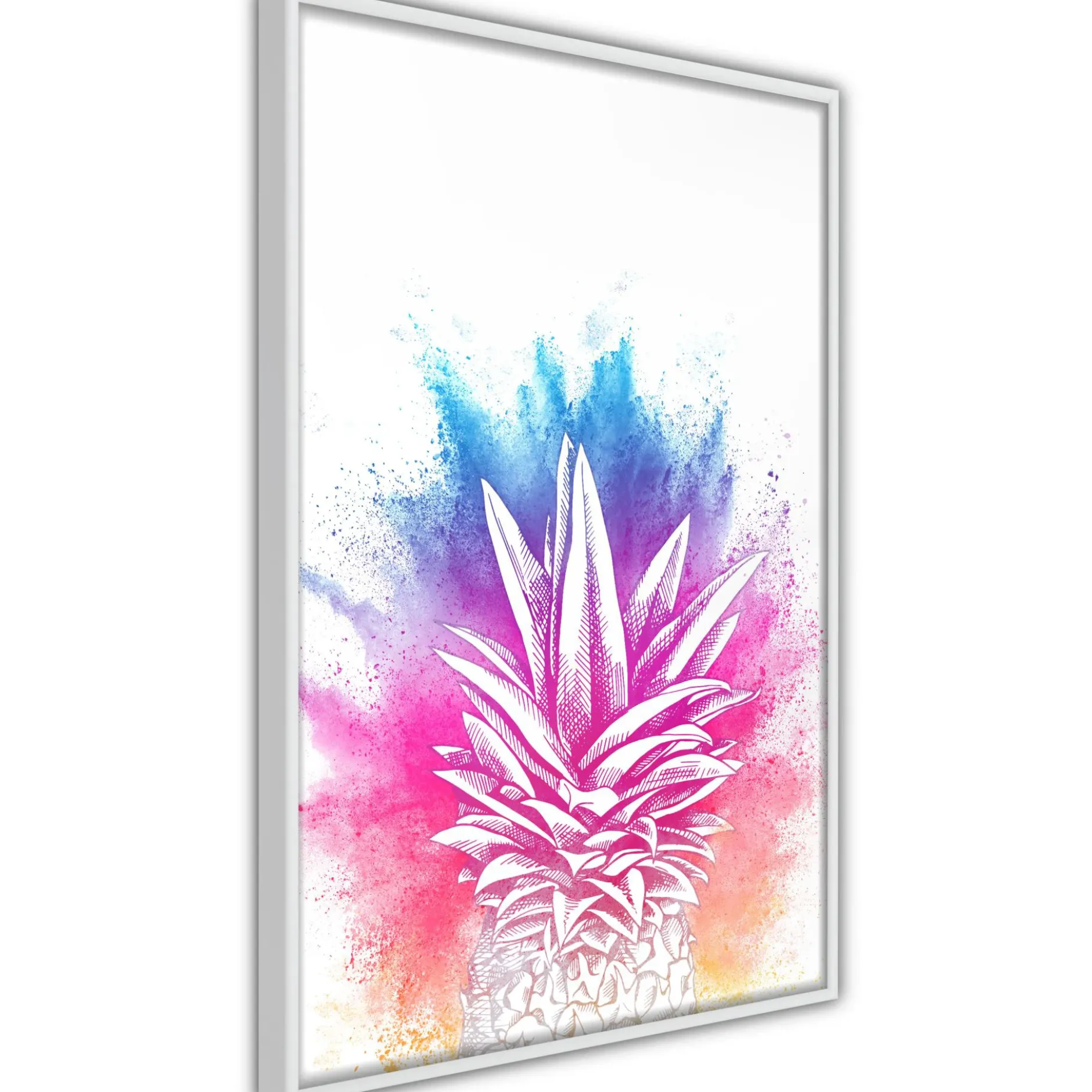 Poster 'Colourful Pineapple'