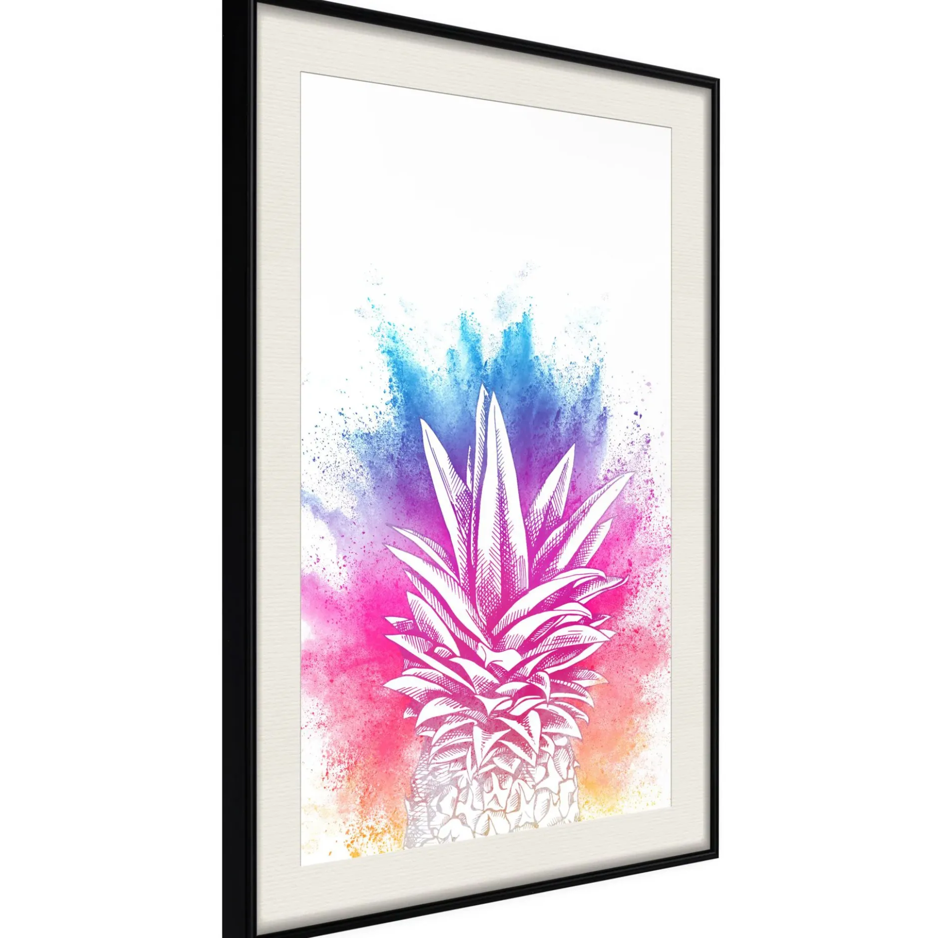 Poster 'Colourful Pineapple'
