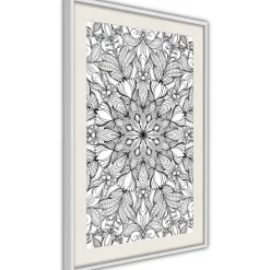 Poster 'Colourless Mandala'