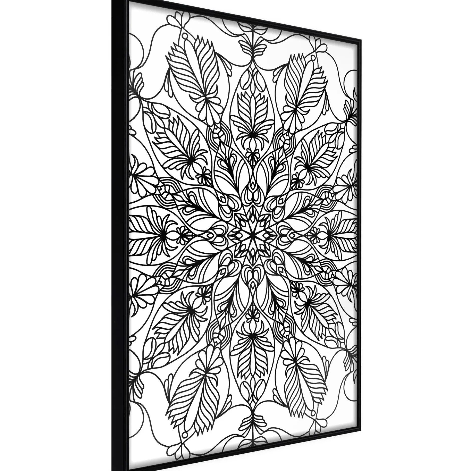 Poster 'Colour Your Own Mandala I'