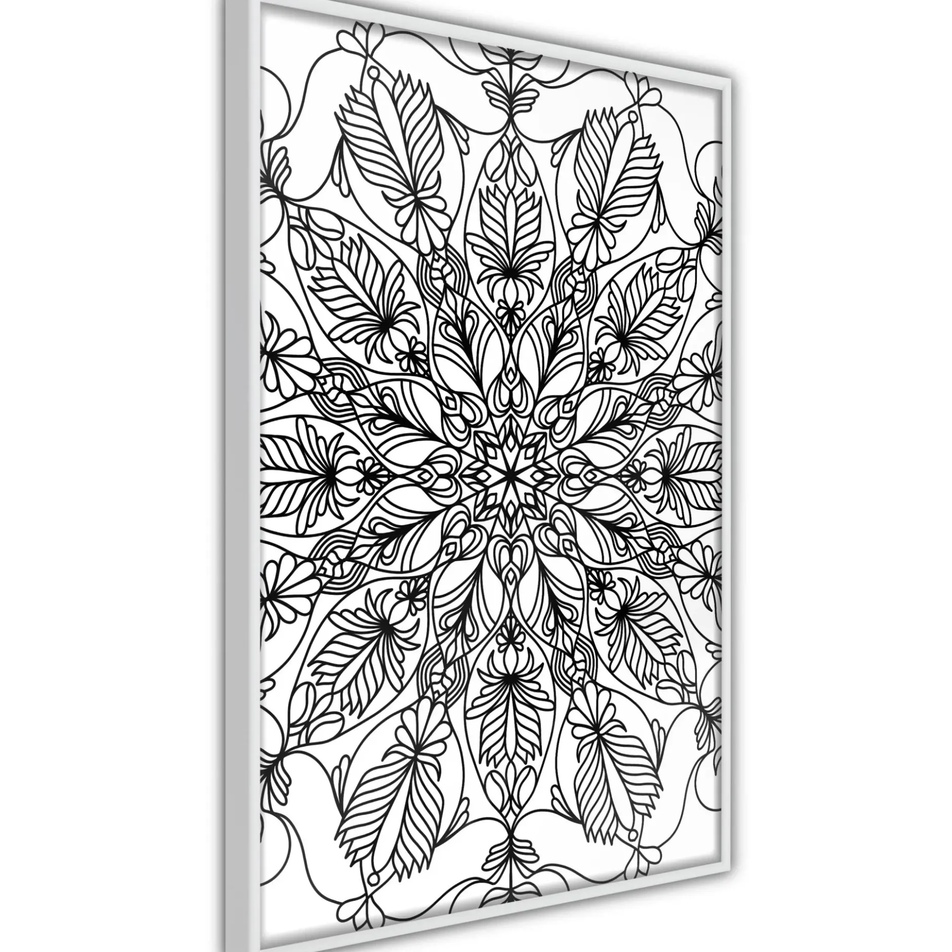 Poster 'Colour Your Own Mandala I'