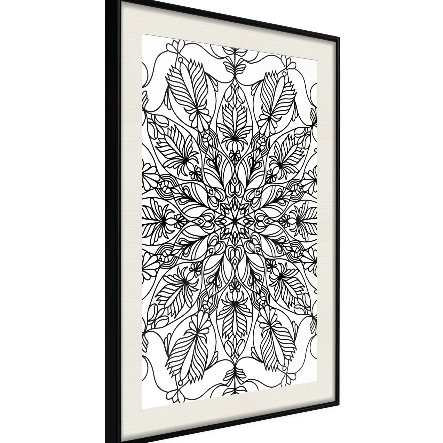 Poster 'Colour Your Own Mandala I'