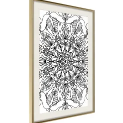 Poster 'Colour Your Own Mandala I'