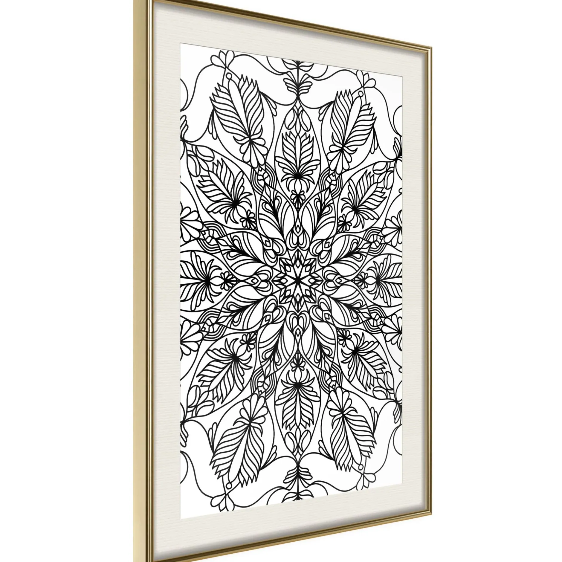 Poster 'Colour Your Own Mandala I'