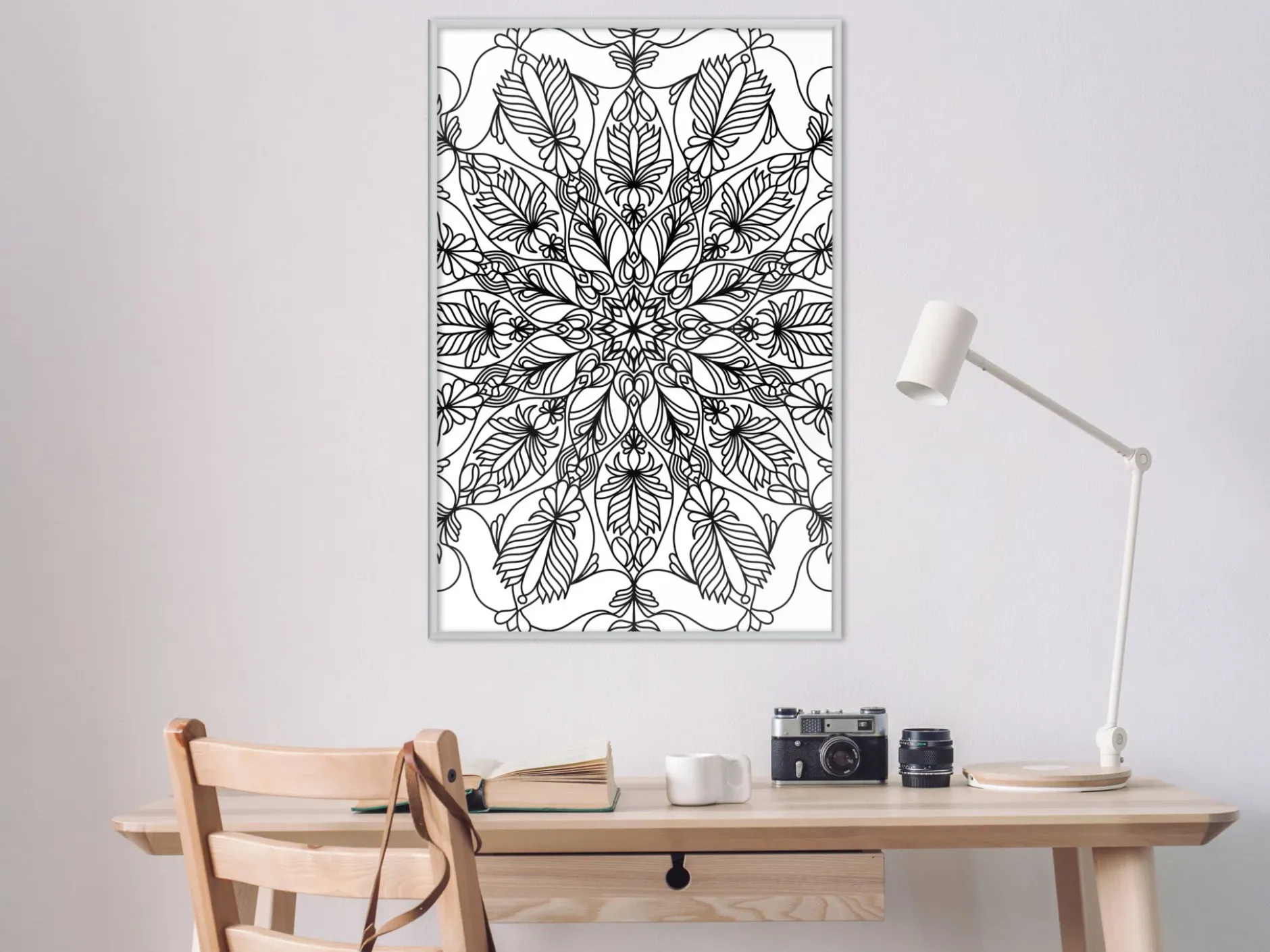 Poster 'Colour Your Own Mandala I'