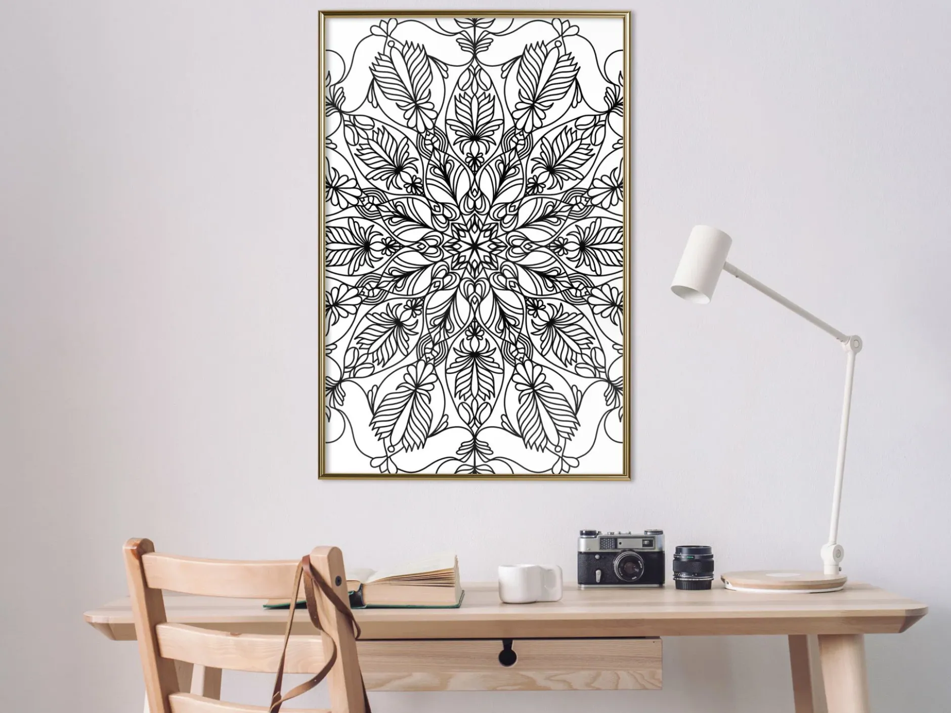 Poster 'Colour Your Own Mandala I'