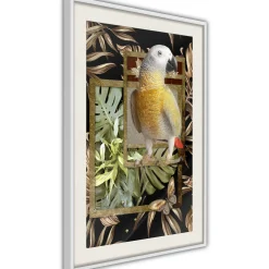 Poster 'Composition with Gold Parrot'