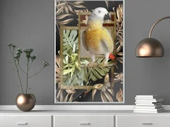 Poster 'Composition with Gold Parrot'