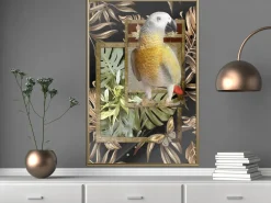 Poster 'Composition with Gold Parrot'