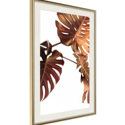 Poster 'Copper Monstera'