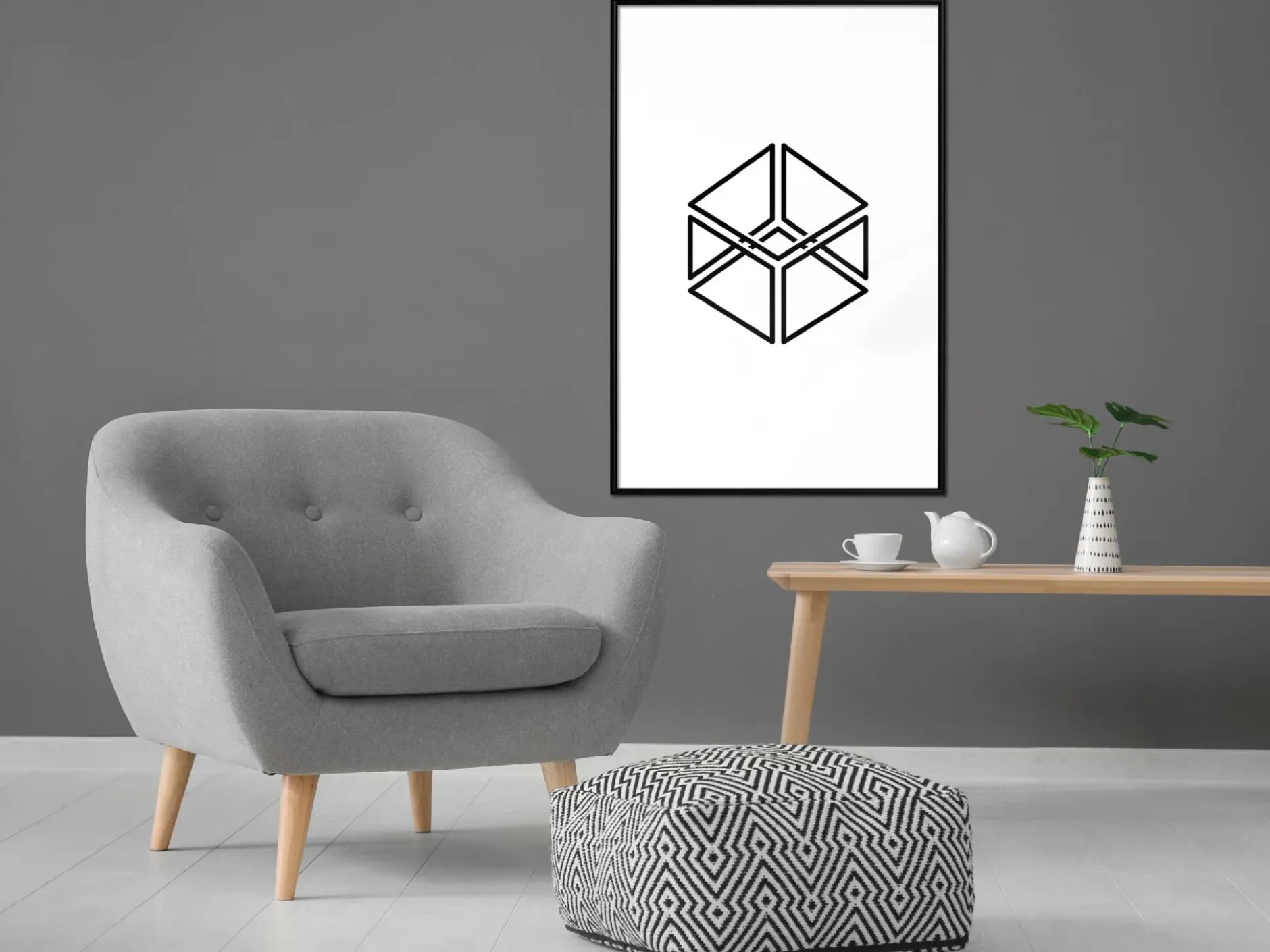 Poster 'Count the Squares'