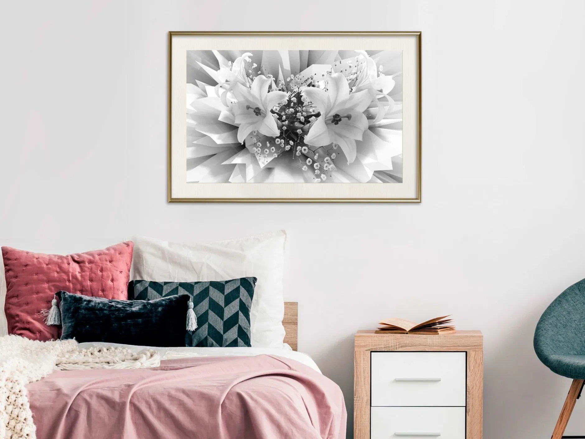 Poster 'Crystal Lillies'