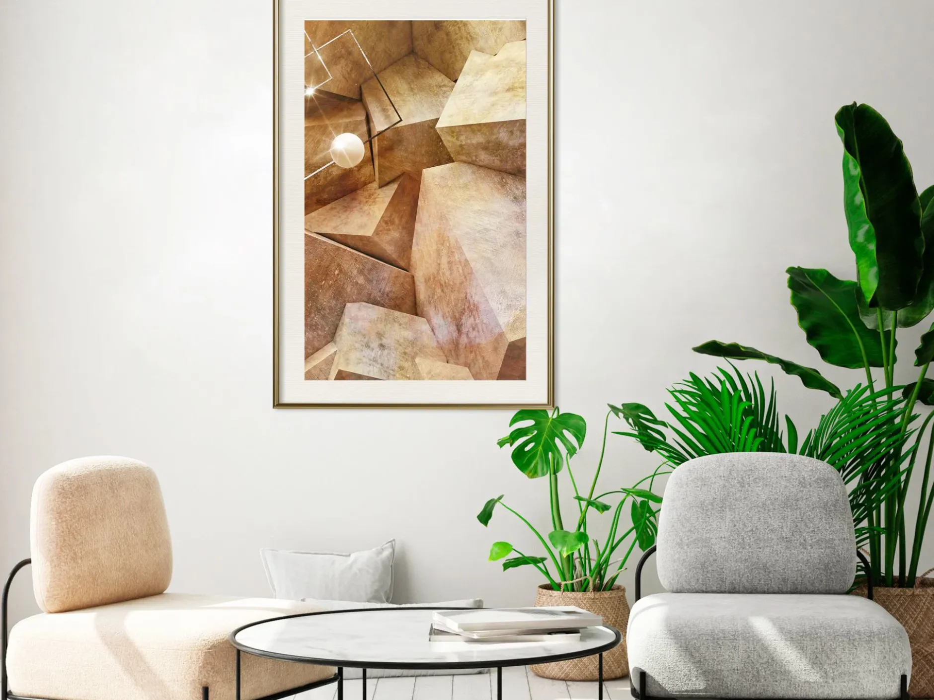 Poster 'Cubic Rocks'