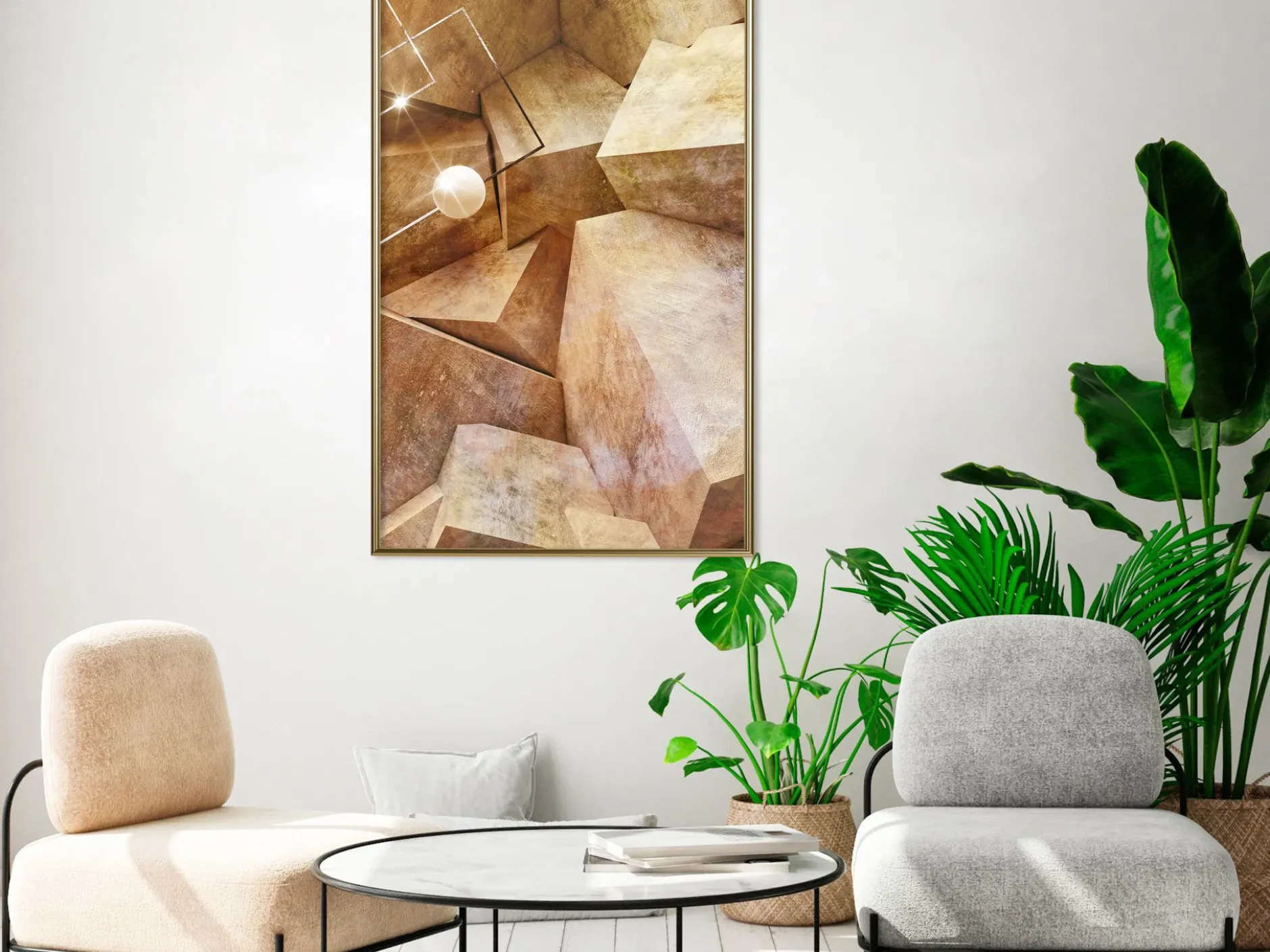 Poster 'Cubic Rocks'
