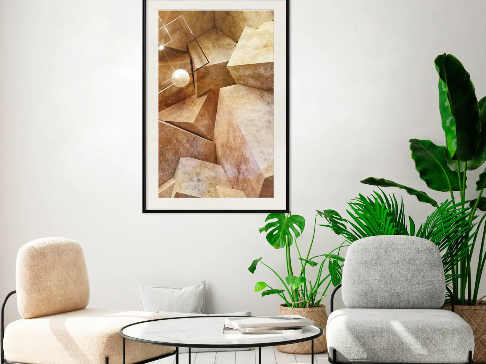 Poster 'Cubic Rocks'