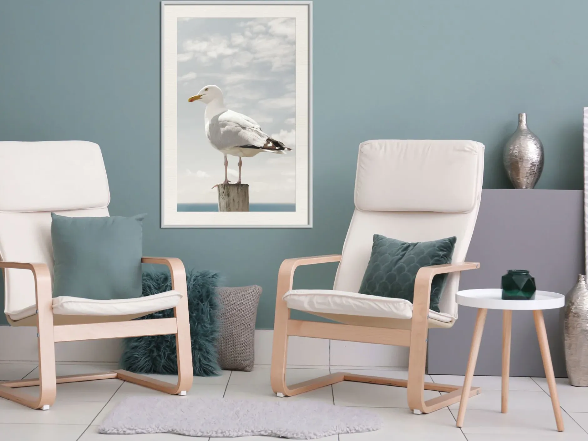 Poster 'Curious Seagull'