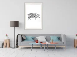 Poster 'Curly Pig'