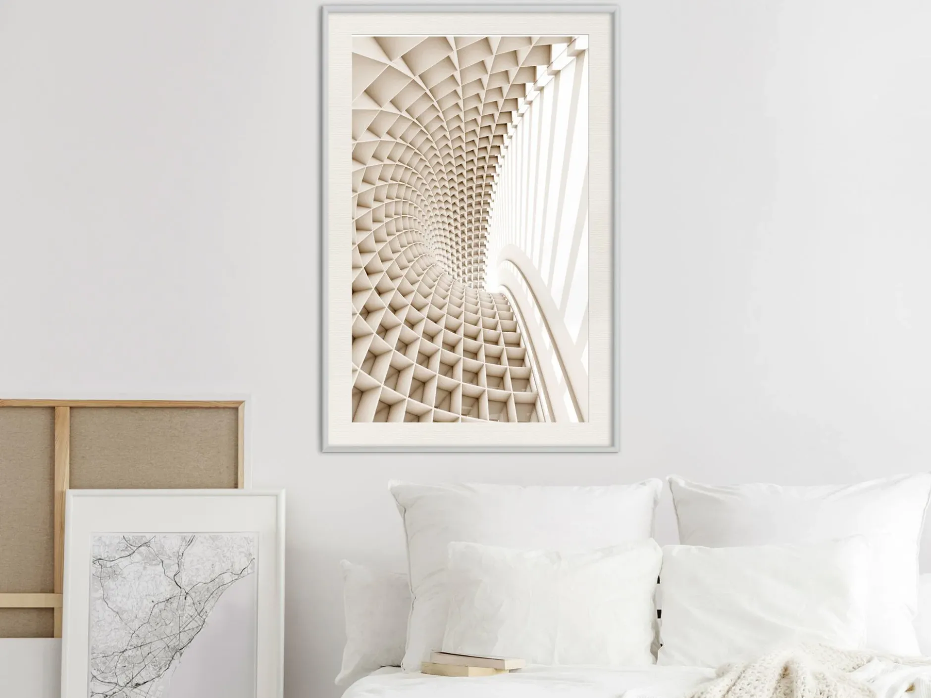 Poster 'Curved Library'