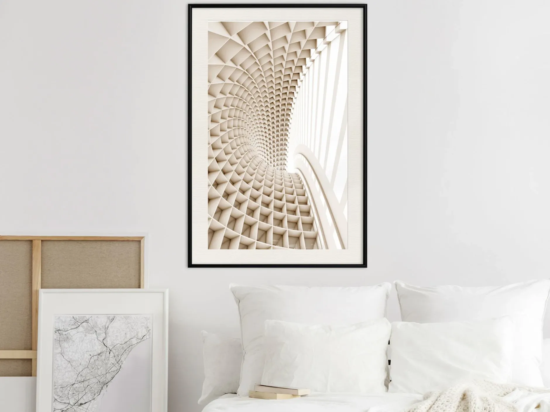 Poster 'Curved Library'