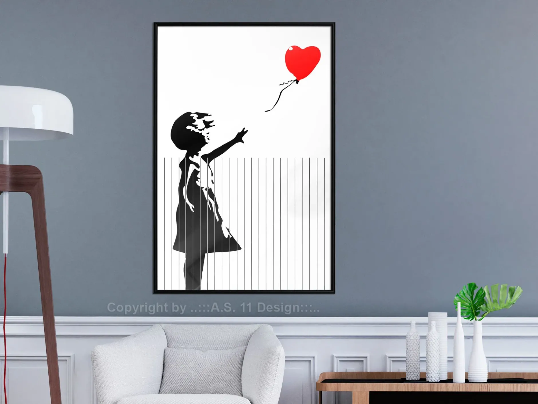 Poster 'Cut Banksy'