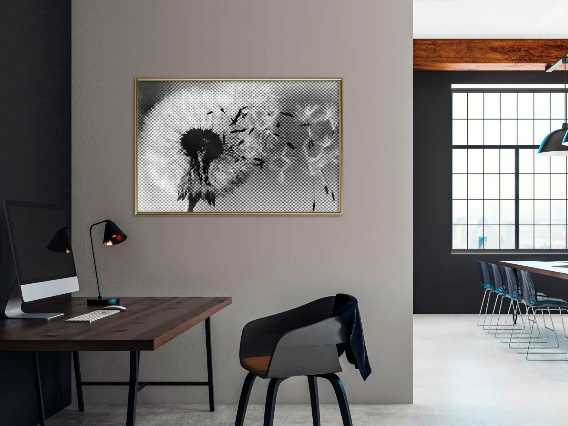 Poster 'Dandelion in the Wind'