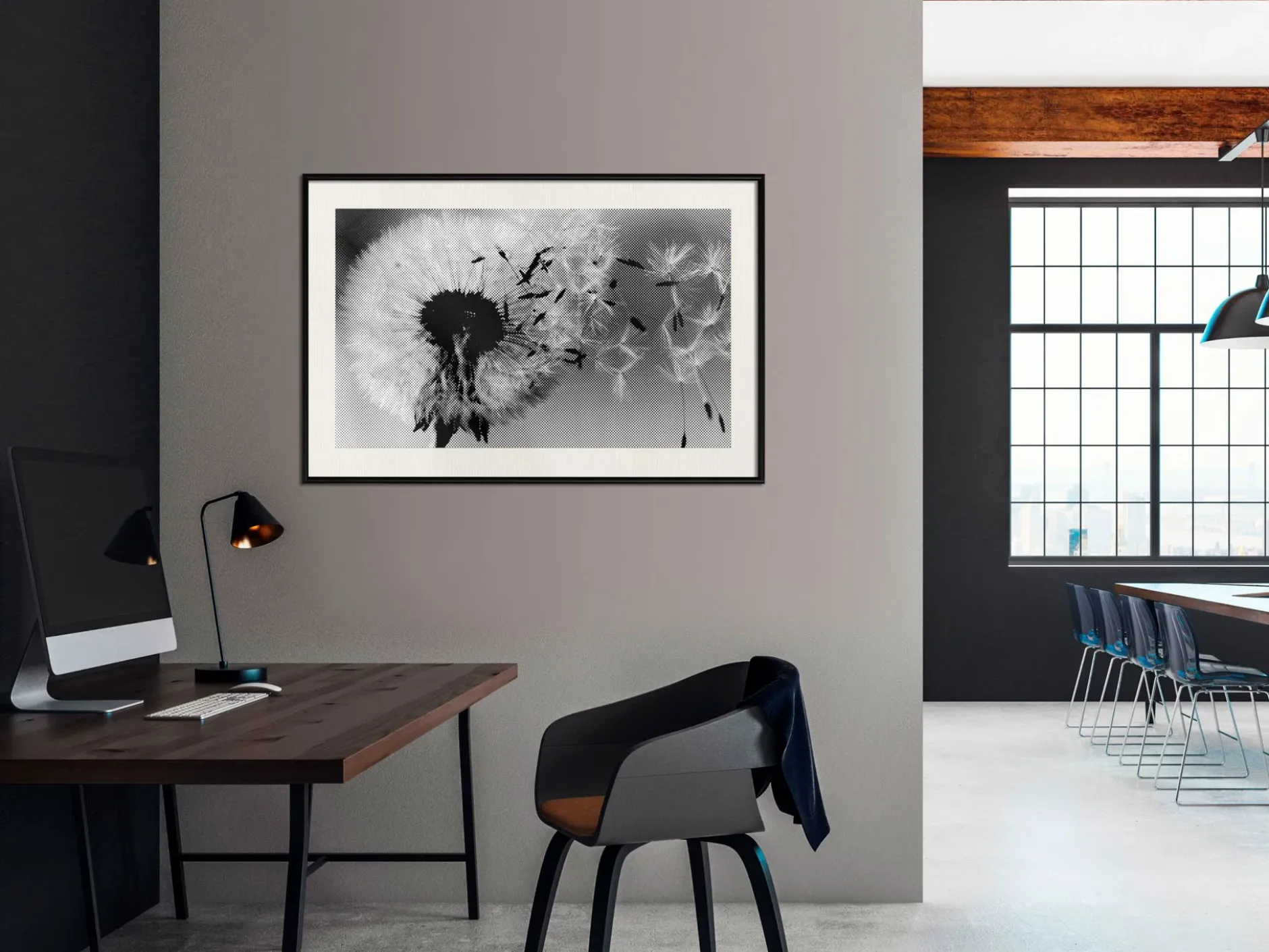 Poster 'Dandelion in the Wind'