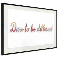 Poster 'Dare To Be Different'