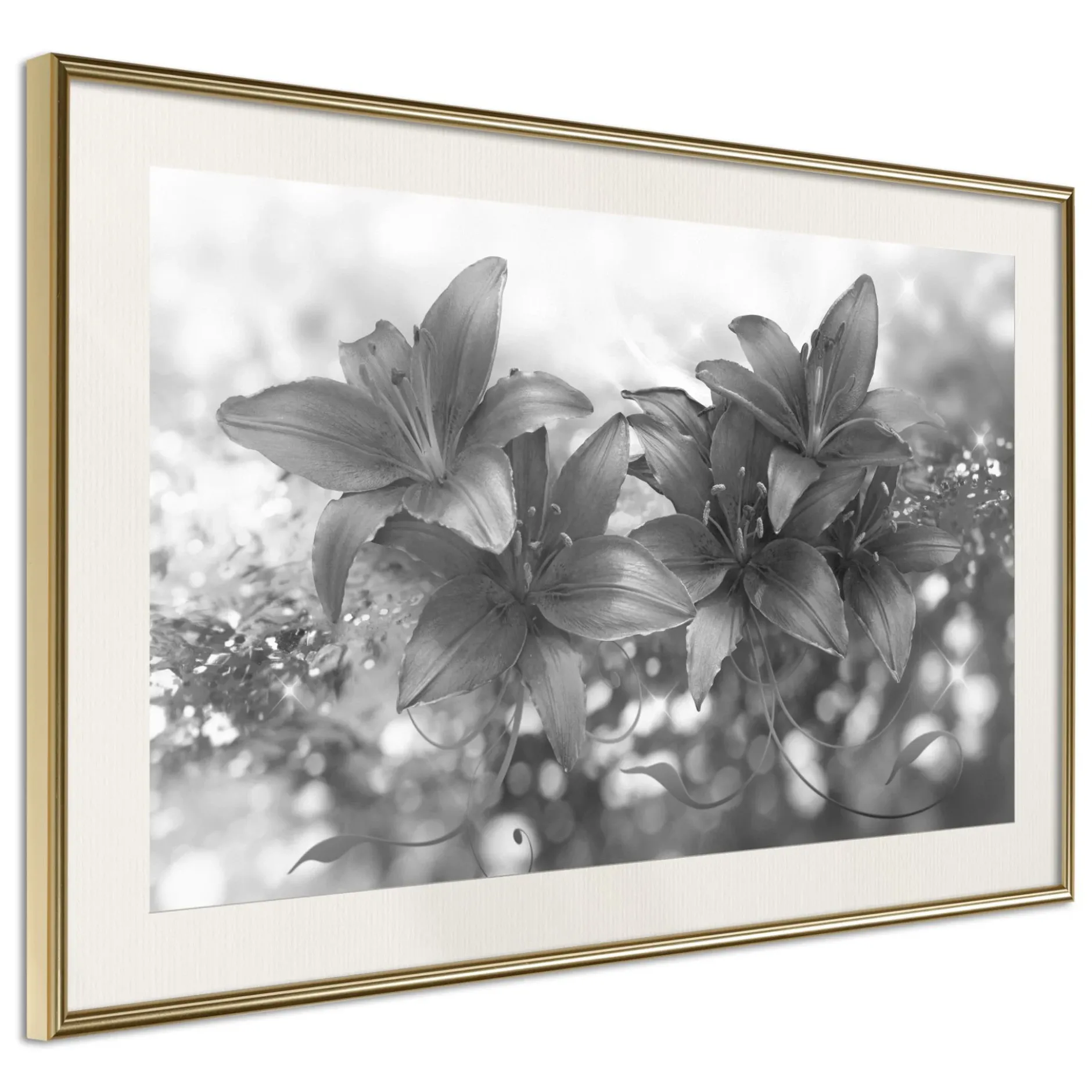Poster 'Dark Lillies'