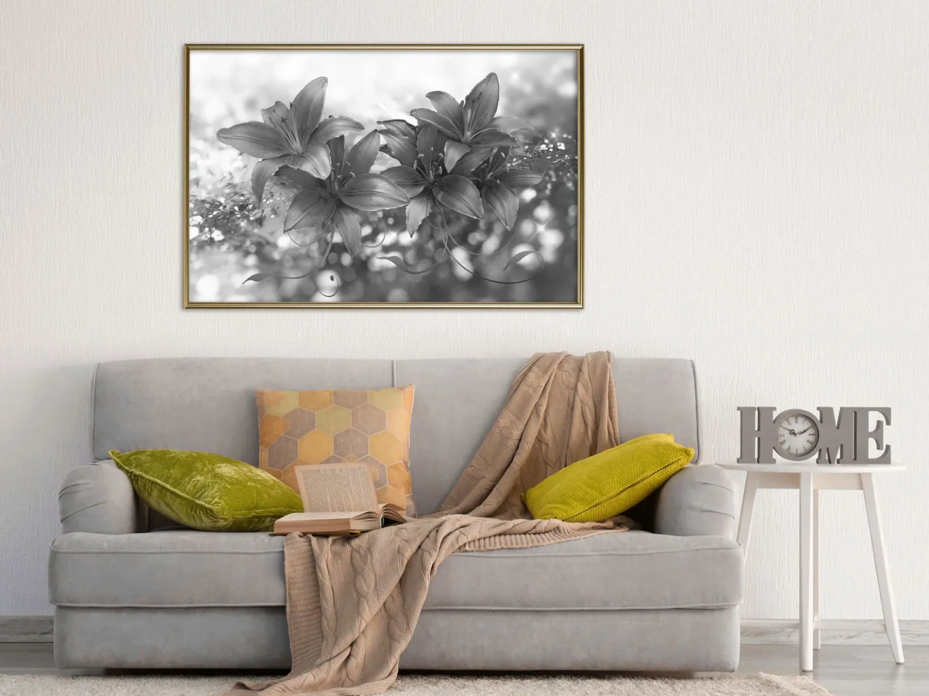 Poster 'Dark Lillies'